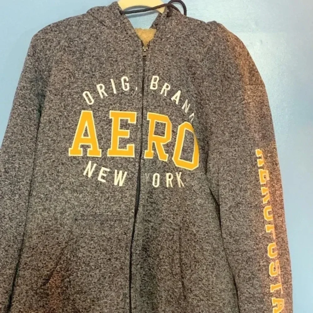 Aeropostale Lined Zip Up Hoodie